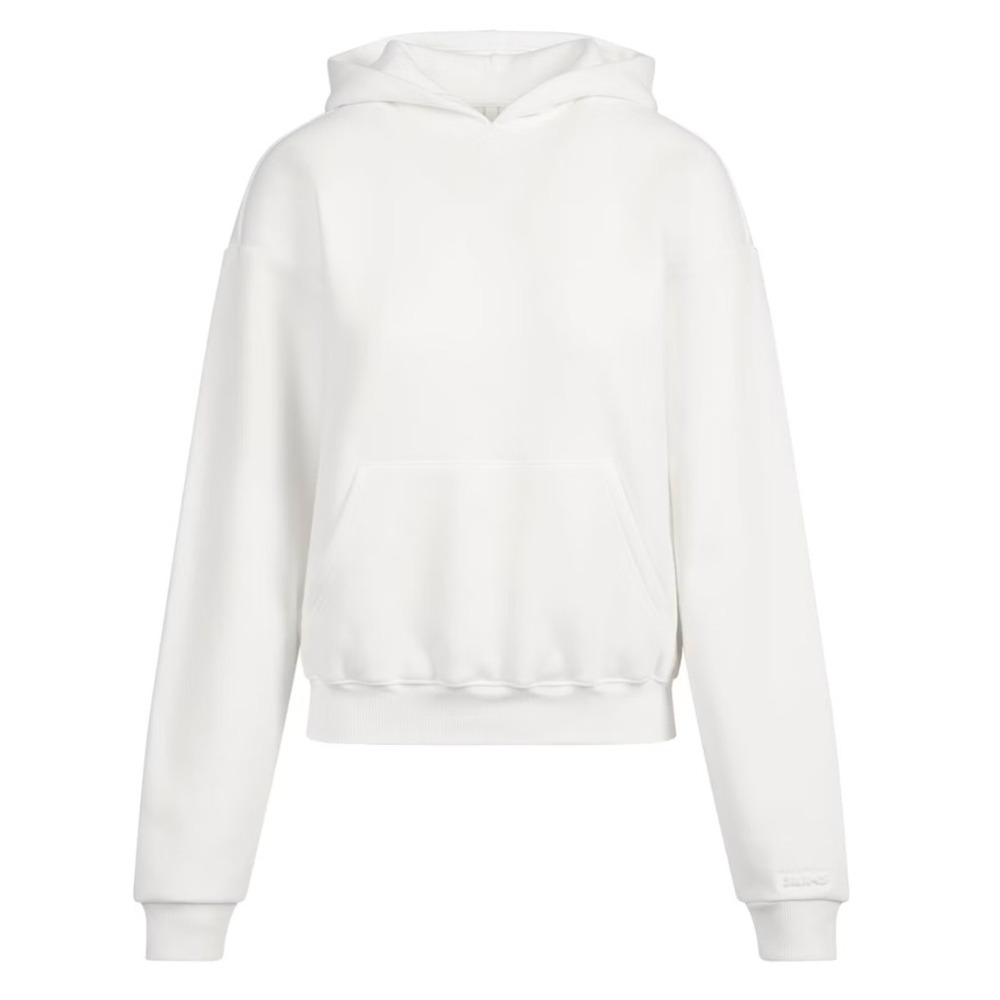 Skims Cotton Fleece Classic Pullover Hoodie PL-PLO-8365W Marble Medium
